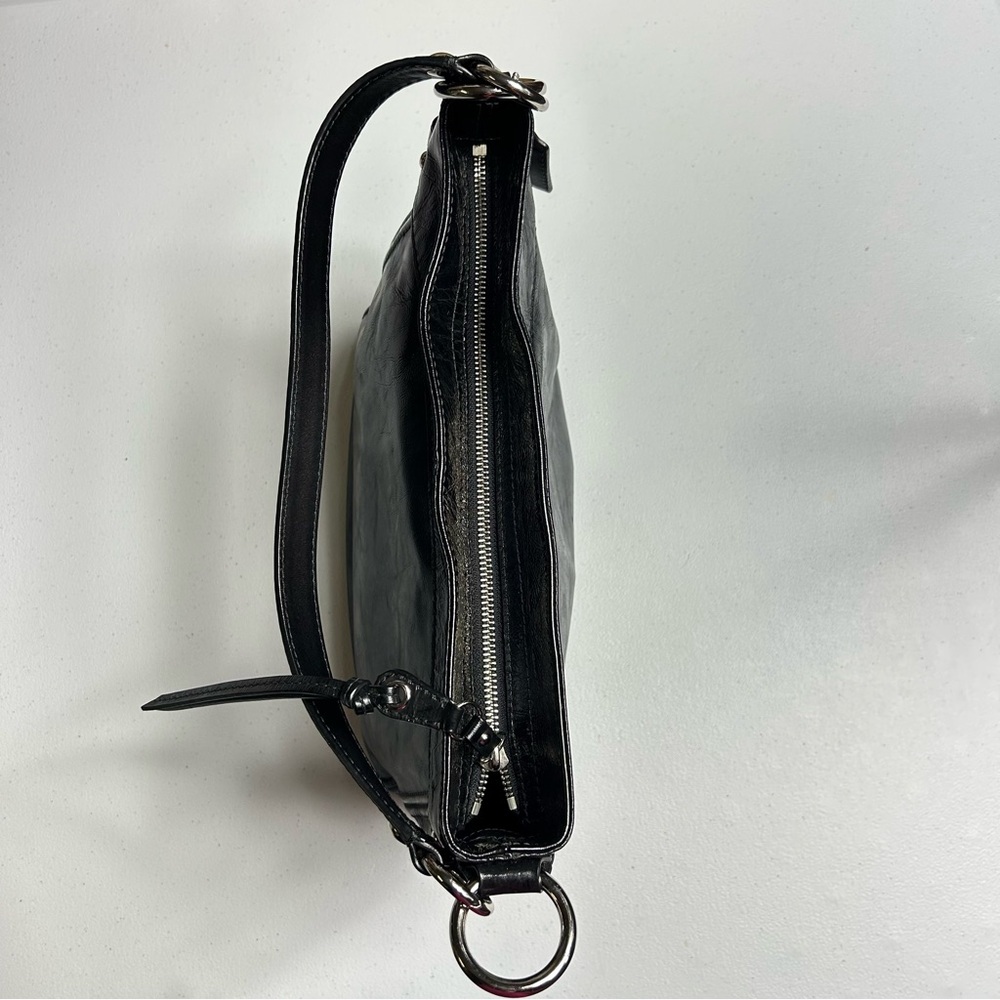 Vintage Coach Zoe Black Leather Shoulder Bag Purse | Model: F1082-F15478 - Picture 15 of 16
